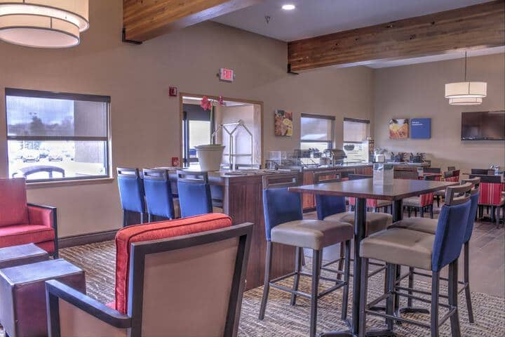 Lobby sitting area